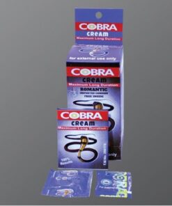 Cobra Long Time Delay Cream with 12 Condoms