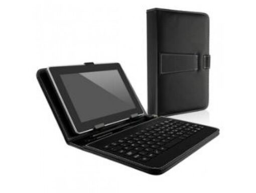 Leather Case + USB keyboard for tablet PC